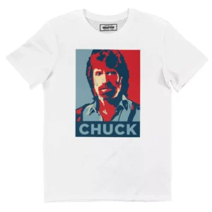 Chuck Hope T-särk – Action-näitleja filmiplakati disain
